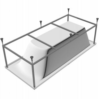 Каркас для ванны Vayer Boomerang 150x70 Гл000023946 Серый